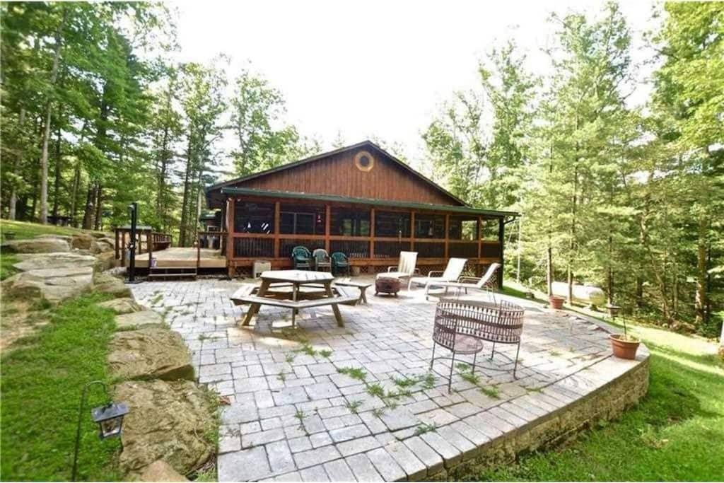 brown county cabin rentals for large groups